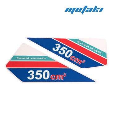 Наклейки бардачков мотоцикл ИЖ 350cm (винил, Encendido electronico)