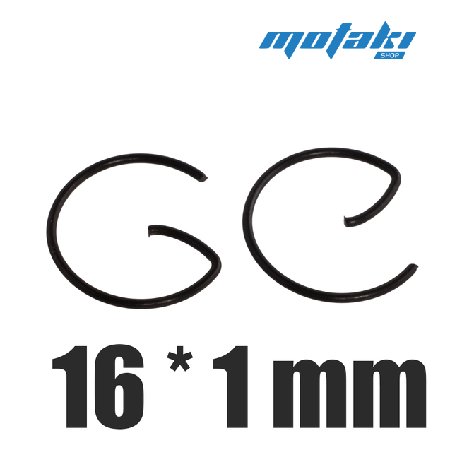 Кольца стопорные пальца мото CG-CB (2 шт. D16*1 мм)