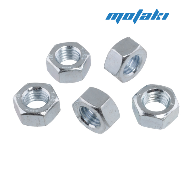 Гайка с левой резьбой (5 шт. М12*1.5*h10 ПОД КЛЮЧ 19)