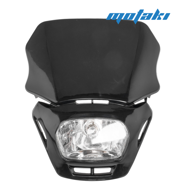 Фара TTR125-250 (CY-672 черная, без резинок)