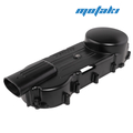 Крышка вариатора скутер 152QMI/157QMJ (черная голая, L455 на 11 болтов)