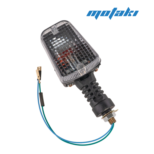 Поворот Иж Орион (1 шт. фонарь-указатель, БЕЛОЕ стекло, ЖЕЛТАЯ лампа, CN)