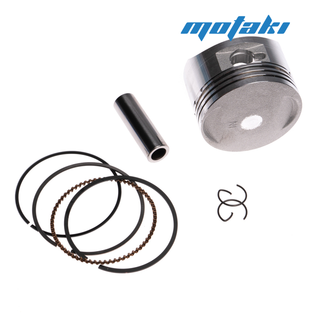 Поршень на питбайк 125 куб, Альфа 115cc (54мм, палец 13мм, ВЫПУКЛЫЙ)