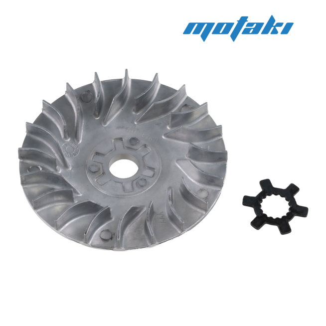 Шкив вариатора Ямаха JOG-90, BWS (щека неподвижная d16 мм. со ступицей)