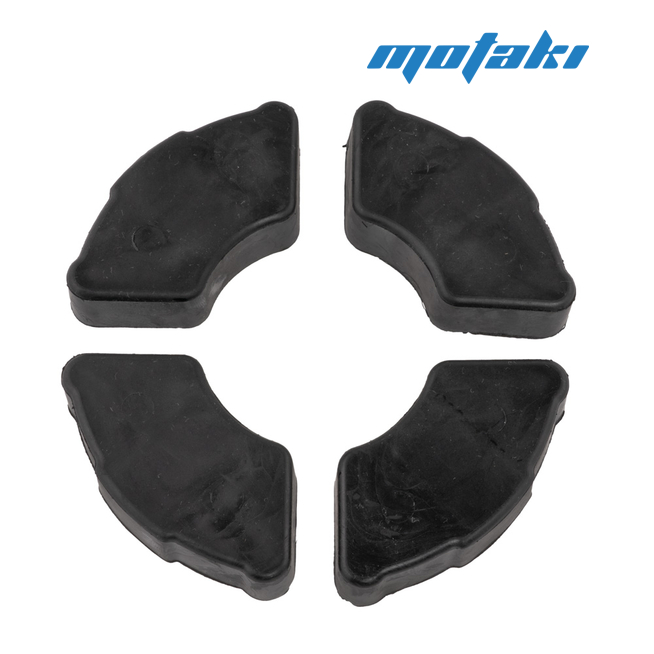 Резинки задней звезды Сигма, CG-CB, YBR125 (демпферы 4 шт. 77*40) BLACK