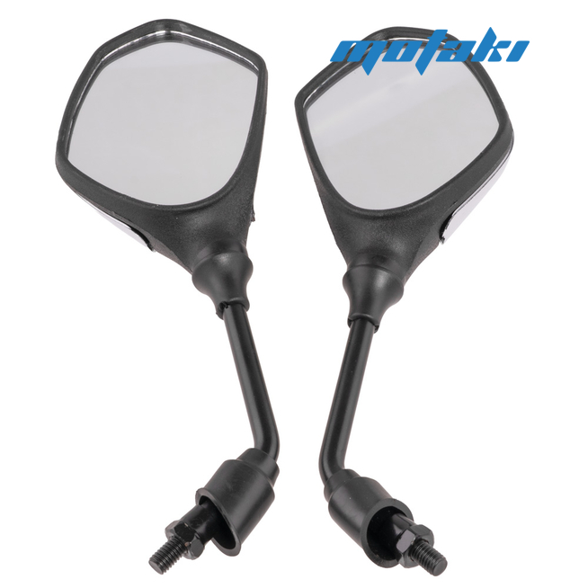 Зеркала GX-333 (пластиковые ХРОМ, М8 x 138 x 78 мм.)