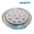 Лампа фары CG-CB, GN125 (12 LED диодов 9-36В со СТЕКЛОМ, D160 мм.) ТИП2