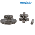 Шестерни электростартера CG-CB (большая 60*17Z и малая 17*16Z x L41 мм, ось)