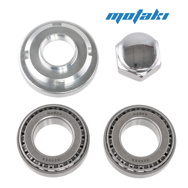 Ремкомплект рулевой колонки TTR125, TTR250a (гайки М22, подшипники 32005X)