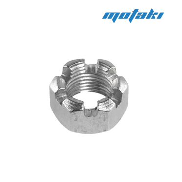 Гайка оси колеса коляски Иж (корончатая, М16 х 1.5 мм.)