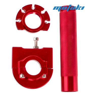 Ручка газа ZX-B506 (короткоходная, красный CNC алюминий)