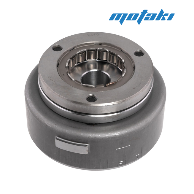 Ротор генератора мото CG-CB (d95*h40, резьба внутри, муфта 16 роликов)