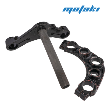 Траверсы телескопической вилки Иж (мостики, нижний и верхний с валом рулевой колонки) !КДП