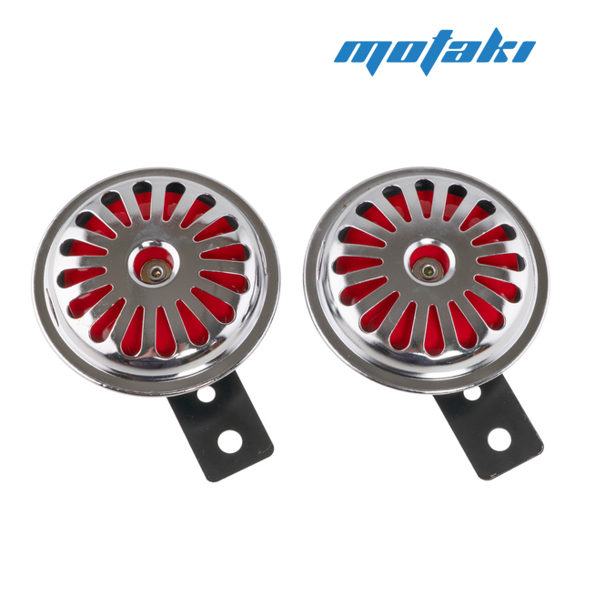 Сигналы звуковые 12В Иж, Урал (2 шт. хром решетка)