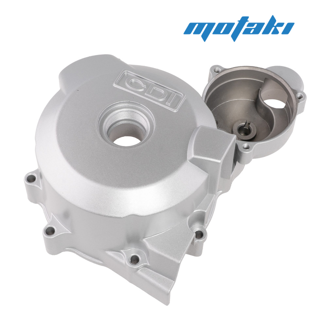 Крышка зажигания CG/CB (круглый центр с резьбой) СЕРАЯ