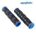 Ручки руля вело (2 шт. грипсы ромбы синие 130 x 30 x d22 мм.)