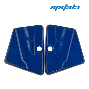 Накладки крышек бардачка Иж (синие 2 шт., стекловолокно)