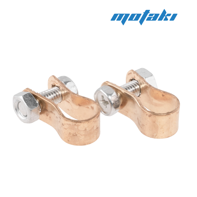 Клеммы аккумулятора мото (2 шт. латунь)