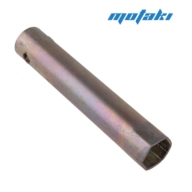 Ключ свечной мото на 21 мм. (длинный 140 мм., Россия)