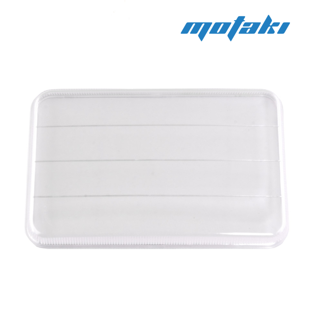 Стекло квадратной фары на 2 галогеновых лампы (169 x 110 мм.)