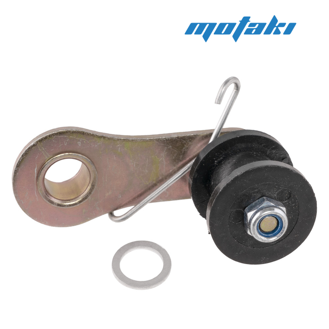 Натяжитель цепи TTR125-250 (пластиковый ролик с кронштейном)