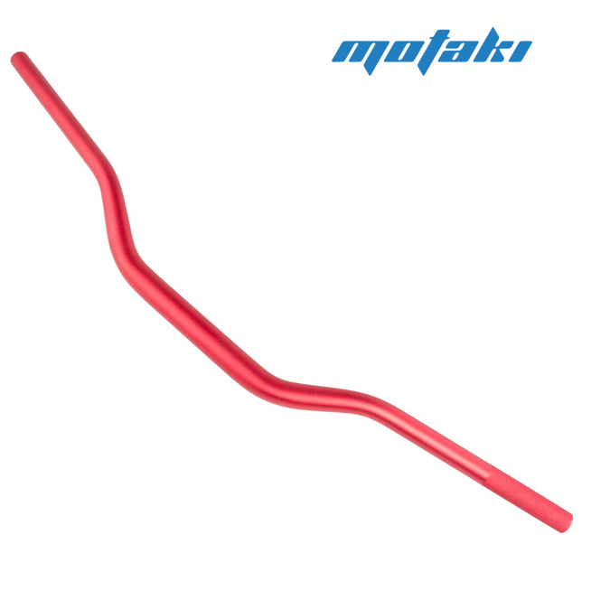 Руль мото XR250 УСИЛЕННЫЙ (D22/28*800*h140, AL КРАСНЫЙ)