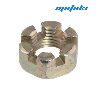 Гайка оси заднего колеса Урал (корончатая, М14 x 1.5 мм.)