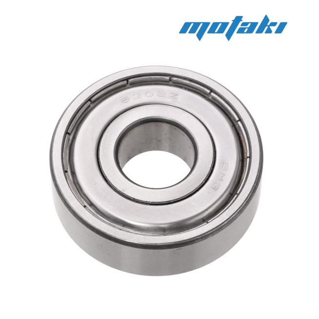 Подшипник 60302 / 6302 Z переднего колеса Ява (полузакрытый металлом, Россия)