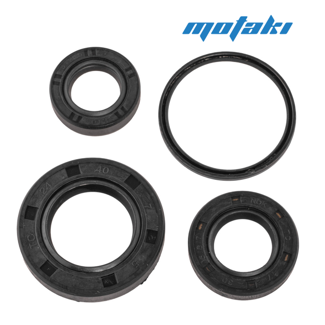 Набор сальников Хонда DIO-50 (4 шт., размеры в описании)