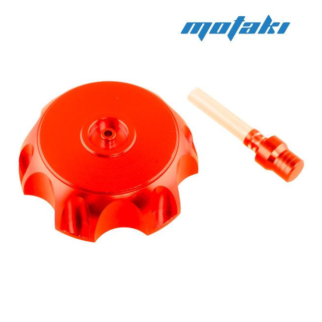 Крышка бензобака TTR125-250 (оранжевая, алюминий)