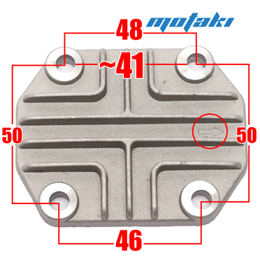 Крышка головки Альфа, питбайк TTR125 (квадратная передняя) ТИП1