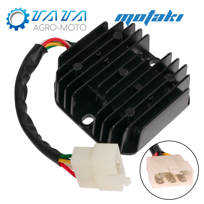 Реле регулятор мото, скутер 157QMJ, ATV (ЖБ 5П DJ70611) TATA