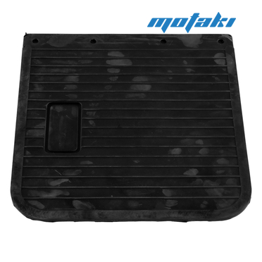 Брызговик Урал (заднего крыла передний, резина, с вырезом под кардан, Россия)