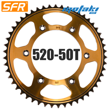 Звезда задняя мото BSE J1/J2 (520-50T d125*6H*75/150) SFR GOLD