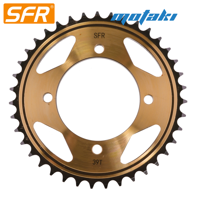 Звезда задняя питбайк TTR125 (428-39T d76*4H*65/92) SFR GOLD