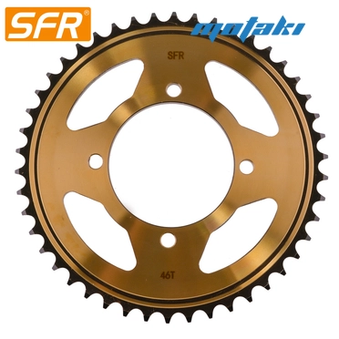 Звезда задняя питбайк TTR125 (428-46T d76*4H*65/92) SFR GOLD