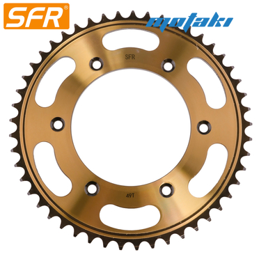 Звезда задняя кросс мото (520-49T d125*6H*77/153) SFR GOLD