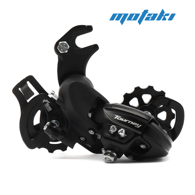 Переключатель задний вело Shimano RD-TY300 (крюк, крепление на ось)