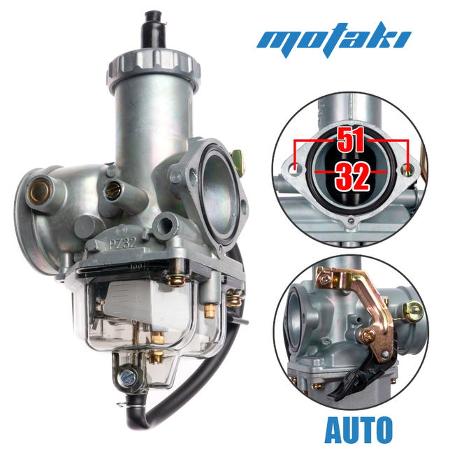 Карбюратор PZ32 (Т32*Ф48 AUTO ПРОЗРАЧНЫЙ) SEACUBE