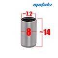Втулка направляющая картера и цилиндра скутер 139QMB (1 шт. d7.2*D8*L14)