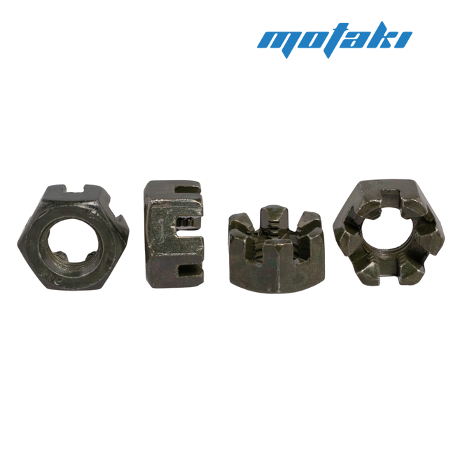 Гайки рулевых наконечников ATV50-125 (4 шт. корончатые М10*1.25*h10) Green