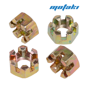 Гайки рулевых наконечников ATV50-125 (4 шт. корончатые М10*1.25*h10) YZn