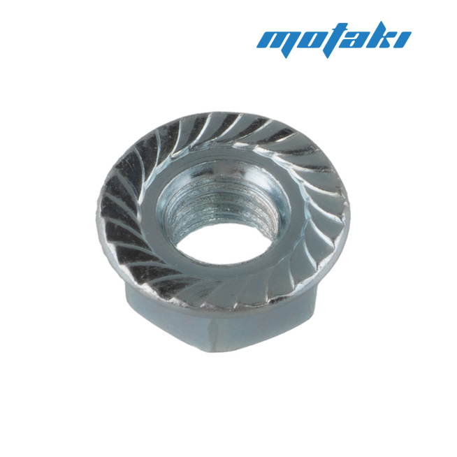 Гайка шины пила 45-18К / 52-20К Lepon, Carver, Patriot, Forza (М8 x 1.25 х h9 мм) ФЛАНЕЦ