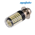 Лампа 12В P15D-25-1 H6M в фару Альфа, питбайк (светодиодная 144-SMD)