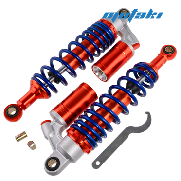 Амортизаторы Альфа (d10/12*320 OR/BLU масляные с подкачкой) YV Premium