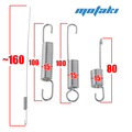 Пружины мото CG-CB (4 шт: лягушки, подножек, тормоза) SV