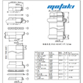 Ремкомплект рулевой колонки трюкового самоката 1-1/8" (28.6*34*30) NECO H841G
