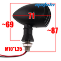 Повороты светодиодные LED мото (2 шт. D43*h69mm) DS-122039