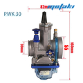 Карбюратор PWK 30 (УСКОРИТЕЛЬ, Т30*Ф55, патрубок, жиклёры) KEI*HIN