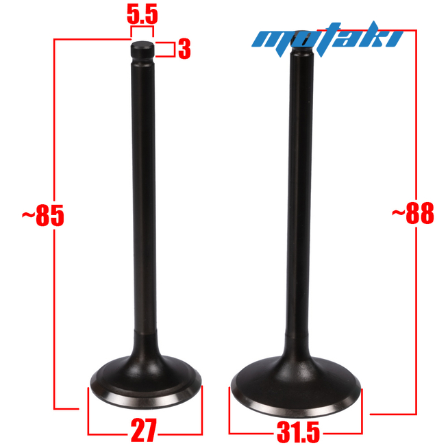 Клапаны CB250-F, PR250 (D27/31.5*h85/88) 172FMM-3A/5